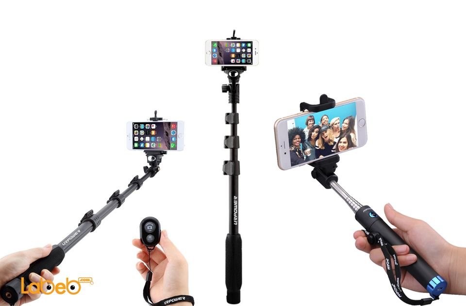 Types of Selfie Sticks.