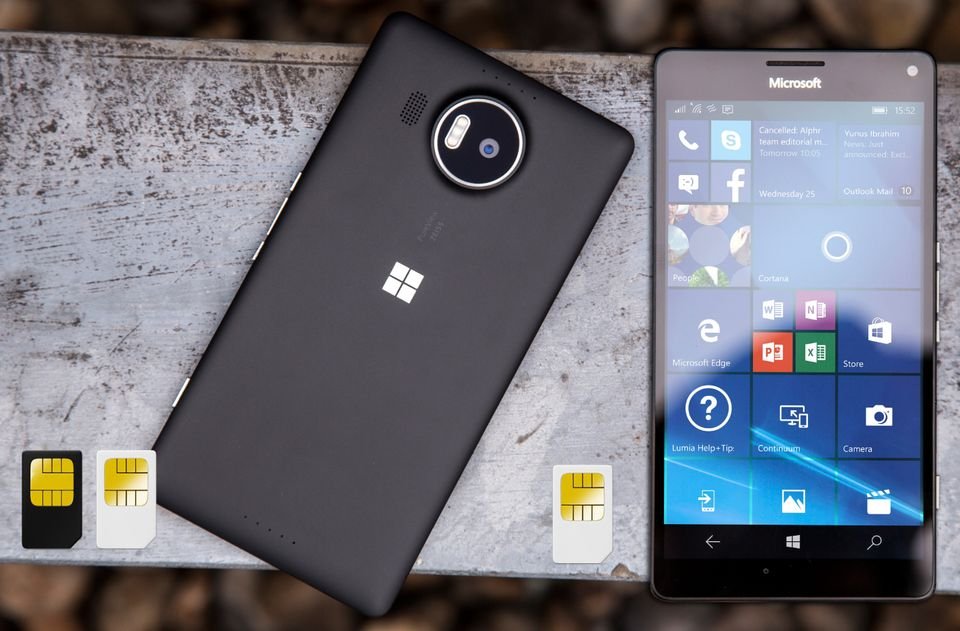 Design of Microsoft Lumia 950 XL