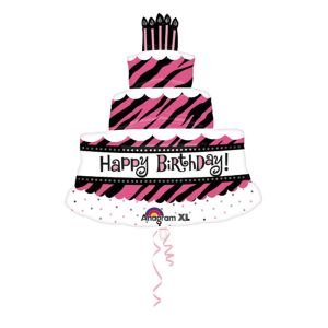 בלון מיילר 26- יום הולדת עוגה שכבות רמה 2