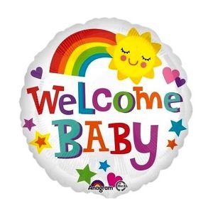 בלון מיילר 18- welcome baby
