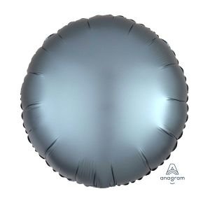 בלון מיילר 18 - עגול כחול פלדה כרום אנגרם