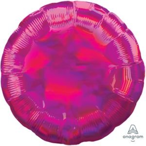 בלון מיילר 18- הולוגרפי צבעים מתחלפים סגול עגול