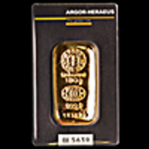 لوح صب الذهب من ارجور هيراوس - 100 جم  و هو  صنع سويسري 