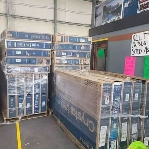 used and new smart 65 inches TV liquidation pallet for sale 