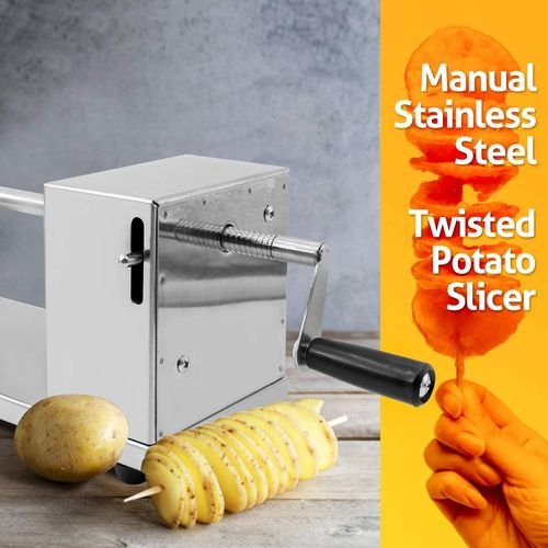 طريقة عمل البطاطس الحلزونية بالبيت يدوي - ماكينة البطاطس لولبي للبيع الة بطاطا اشكل طريقة عمل