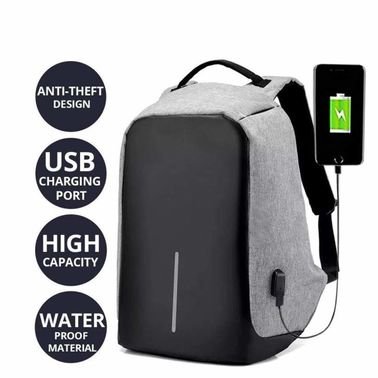 حقائب وتجهيزات السفر Laptop Bag كمبيوتر محمول وكابل شحن USB ومنفذ - حقيبة سفر مقاومة للماء