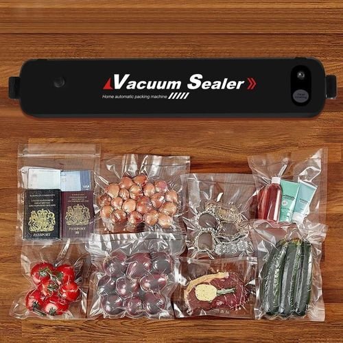  Food Vacuum Sealer - سحب الهواء من اكياس الطعام طريقة تفريز الاكل شفط الهواء ولحام الاكياس جهاز