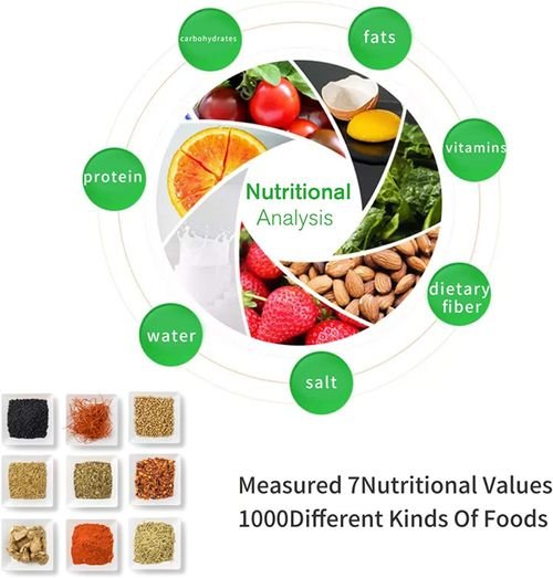 ميزان ذكي Digital Nutrition Food Kitchen Scale - السعرات الحرارية بالطعام و كمية الملح و الدهون