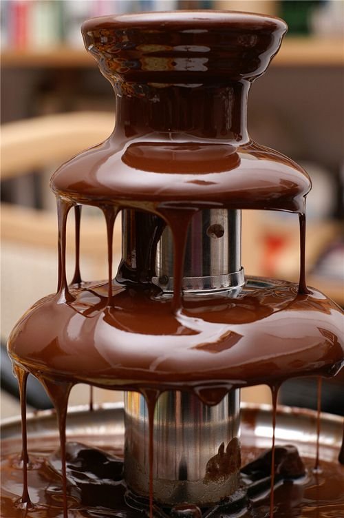 أحدث أنواع نوافير الشوكولاتة وأسعارها - 4 طبقات جهاز نافورة الشوكولاته | بوظائف الذوبان والتسخين