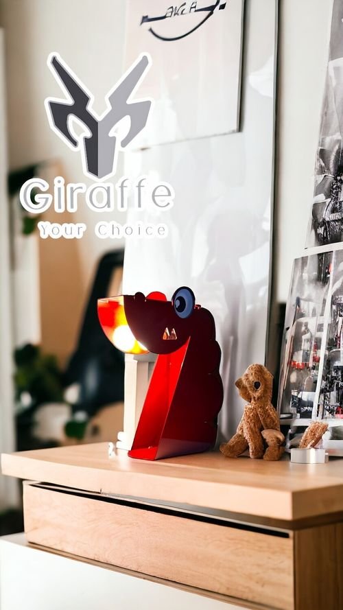 Red Croco , Adorable table lamp is perfect for adding some fun and brightness to your child's room. 