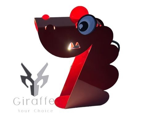 Red Croco , Adorable table lamp is perfect for adding some fun and brightness to your child's room. 