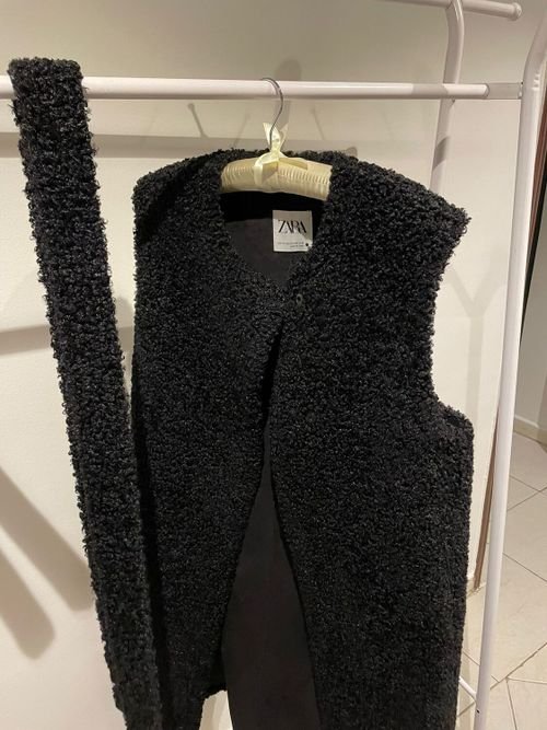Black Zara Coat Size XS-S