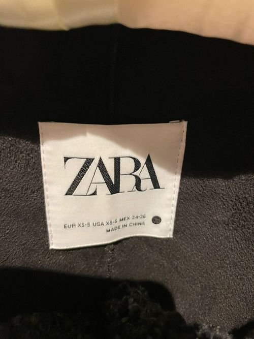 Black Zara Coat Size XS-S