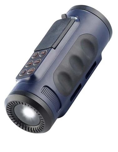 مشغل MP3 مع مكبر صوت وضوء فلاش من iBeat - سعة 2 جيجابايت - لون أزرق