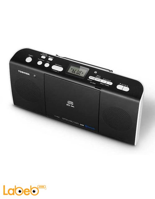 Toshiba CD Radio with Bluetooth - 13W - Black - TY-CWU25(K)BS
