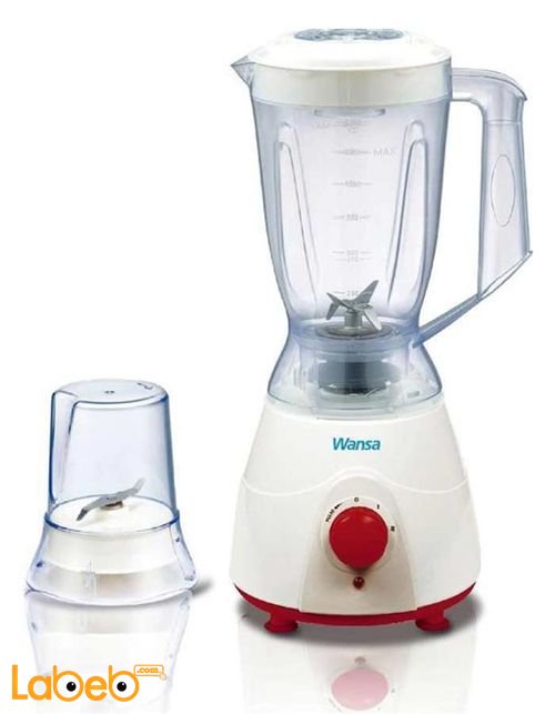 Wansa Super Blender 2 in 1 - 300 Watt - 1.5 L - White - FB-2002 Model