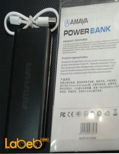 Amaya Power bank - 20000mAh - 5 charges - black color