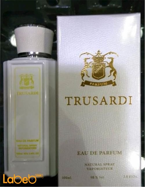 عطر Trusadi - للنساء - قوة تركيز 85% - 100 مل - زجاجة لون ابيض