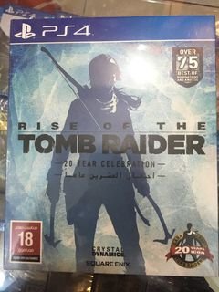 Rise of the Tomb Raider playstation 4 game - for 18+ age