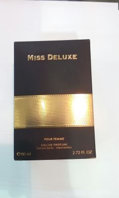 Miss Deluxe perfume - for women - 80ml - Black color