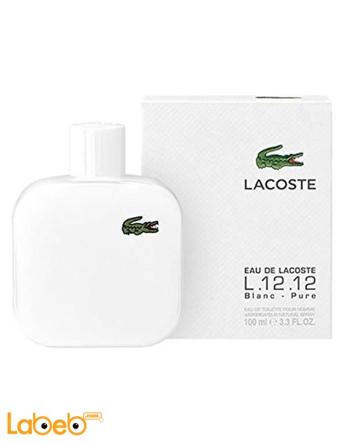 Lacoste Perfume - Suitable For men - 100ml - L.12.12. White Lacoste