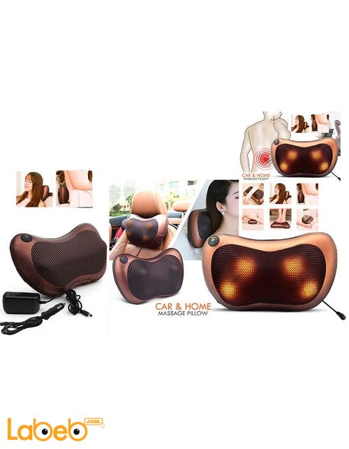 Massage Pillow - for Car and Home - 4 massager heads