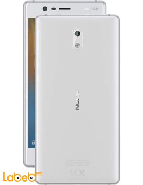 Nokia 3 smartphone - 16GB - 4G LTE - 5inch - Silver color