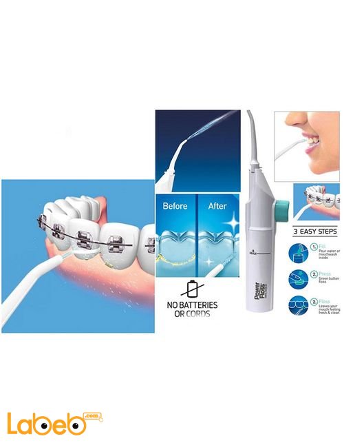 Power Floss Faucet Oral Irrigator - 60ml capacity - for adults