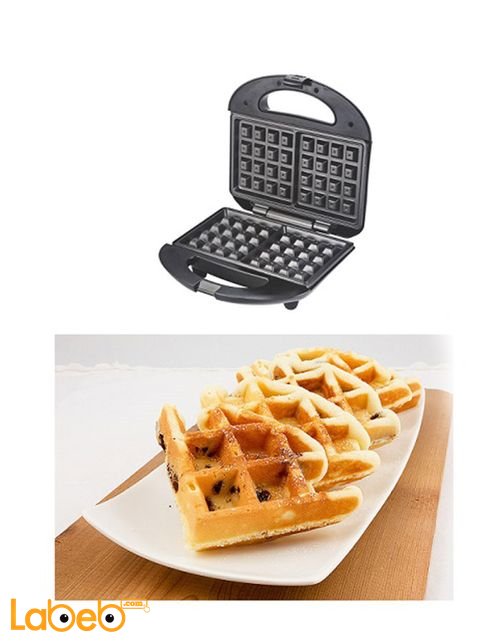 Waffle Maker Iron Machine - 750W - 2 slice - Cool-touch handle
