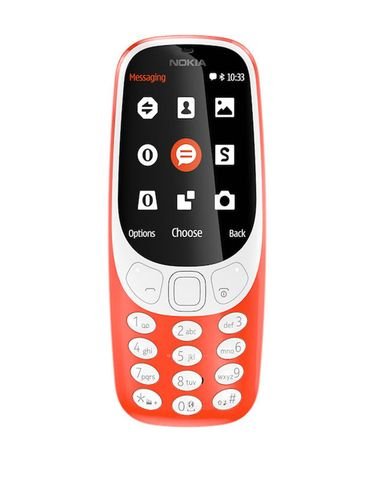 موبايل نوكيا 3310 (2017) - ذاكرة 16 ميجابايت - 2.4 انش - لون برتقالي