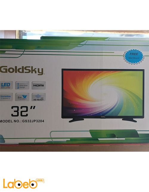 GoldSky LED TV - 32 inch - Ultra slim design - GS32JP3204