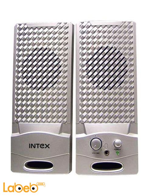 Intex computer multimedia speaker - 2x2W - Silver - IT-320