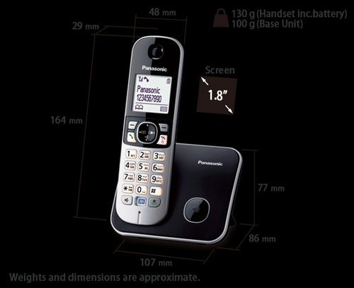 هاتف لاسلكي PANASONIC KX-TG6811FX