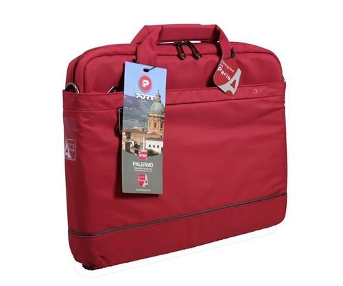 حقيبة لابتوب بورت ديزاين - حجم 15.6 انش - لون أحمر - موديل 14-0343