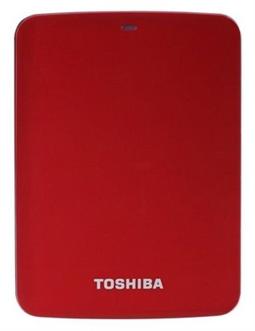 Toshiba Canvio Basic - 2TB - Hard Drive - USB3 External - Red color