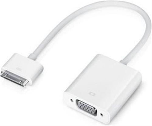 Apple iPad 30-Pin to VGA Adapter - White color - A1368