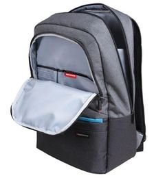 Promate Laptop Backpack - 15.6-inch- Blue/Grey color - ASCEND-BP