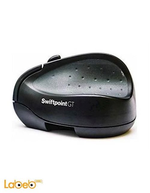 Black Swiftpoint SM500 Wireless Ergonomic Mouse - Touch Gestures
