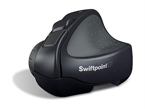 Black Swiftpoint SM500 Wireless Ergonomic Mouse - Touch Gestures