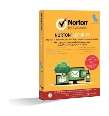 Symantec Norton Security for Five Devices, One User and One Year