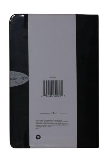 دفتر لايف سكرايب بالس المخطط 5.5 × 8.2 انش - لون أسود - ANA-00004