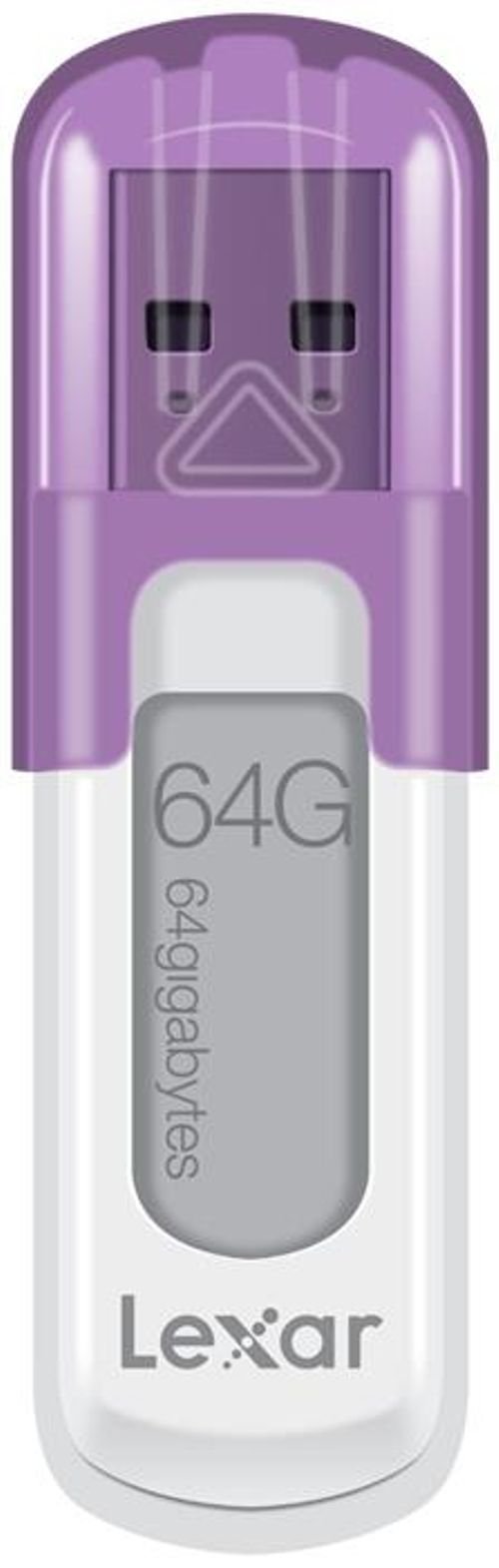 فلاش USB جامب درايف V10 لكسار - 64 جيجابايت - أرجواني - CB325HE