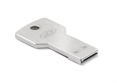 LaCie PetiteKey Flash Drive - 8GB - Silver color - model 9000346