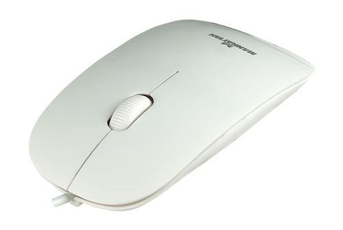 Manhattan Silhouette Optical Wired Mouse - White color (177627)
