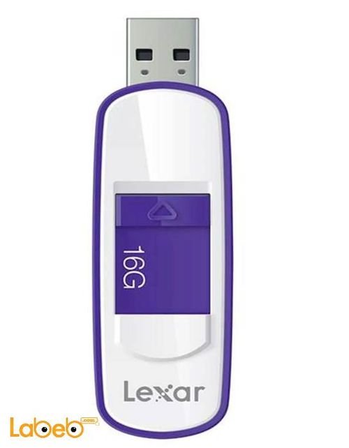 Lexar Jump Drive S75 USB 3.0 Flash Memory - 16GB - Purple - LJDS75