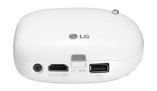 LG Super Ultra Portable Pico Projector - White color - PV150G