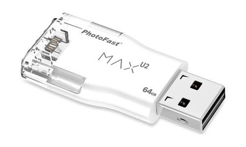 Photofast i-FlashDrive Max U2 USB 2.0 - 64GB - Silver - IFDMAXU264GB