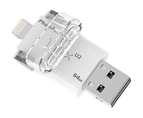 Photofast i-FlashDrive Max U2 USB 2.0 - 64GB - Silver - IFDMAXU264GB