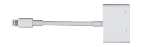محول لايتنينج أبل ديجيتال إيه في - لون أبيض - موديل MD826ZM/A