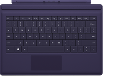 Microsoft Keyboard/Cover Case for Tablet - Purple - RF2-00003